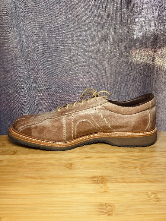 Allen Edmonds Voyager Light Brown Lace Up Shoes Leather Oxfords 13D EUC! main image 14